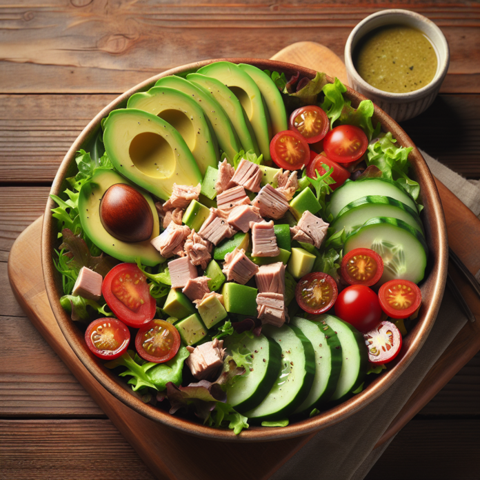 Avocado and Tuna Salad: A High-Protein, Low-Carb Meal