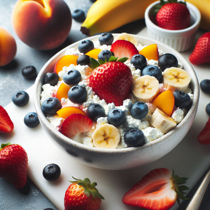 Cottage Cheese with Fresh Fruit: A High-Protein Snack