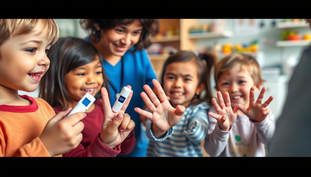 children's blood sugar monitoring