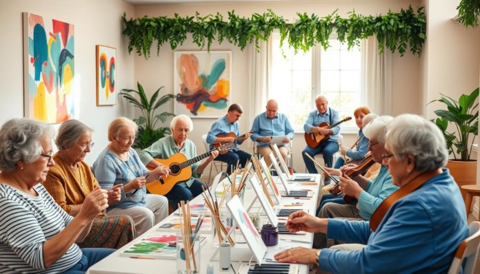 Art and Music Therapy for Alzheimer's