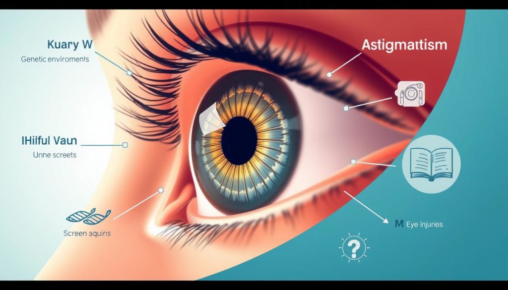 Astigmatism causes