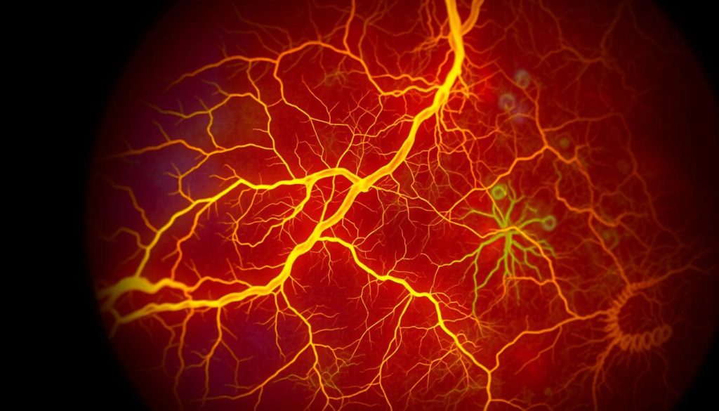 Fluorescein Angiography Retinal Scan