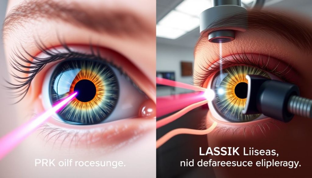 PRK vs LASIK procedure