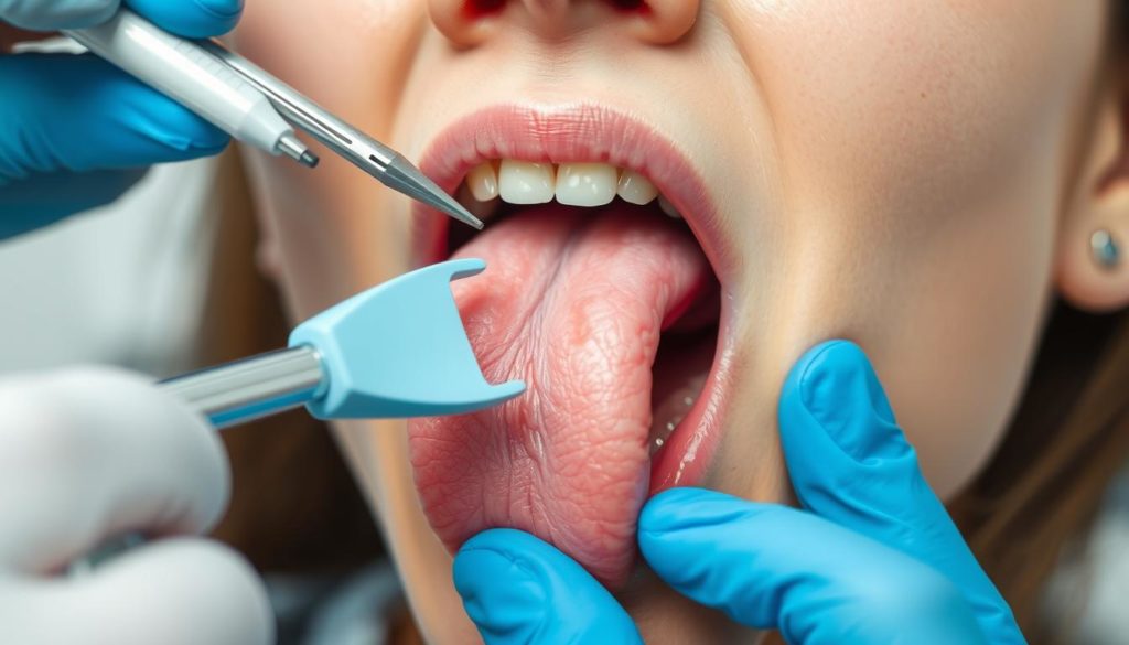 Tongue examination