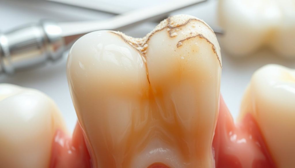 Tooth enamel erosion