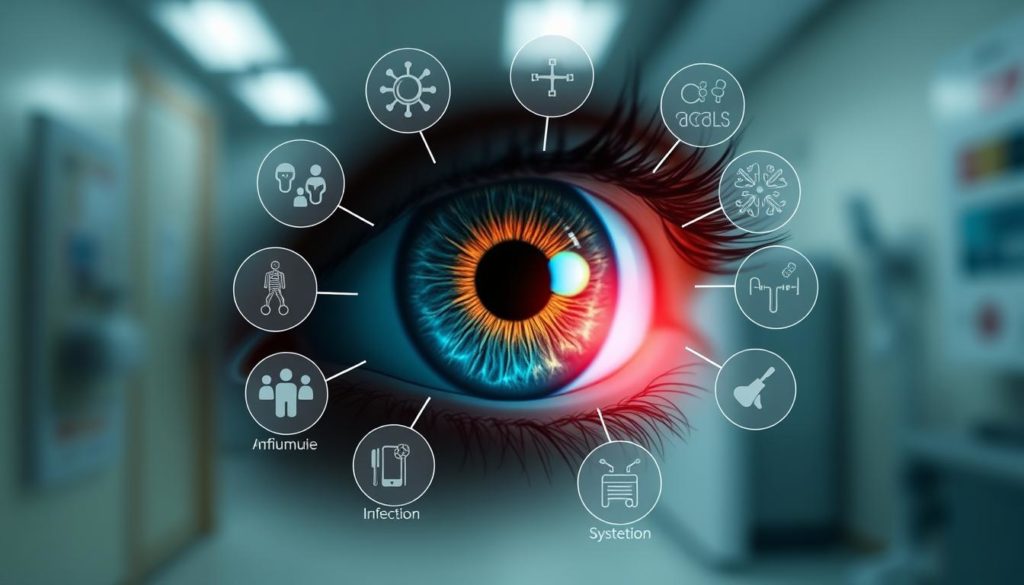 Underlying conditions of uveitis