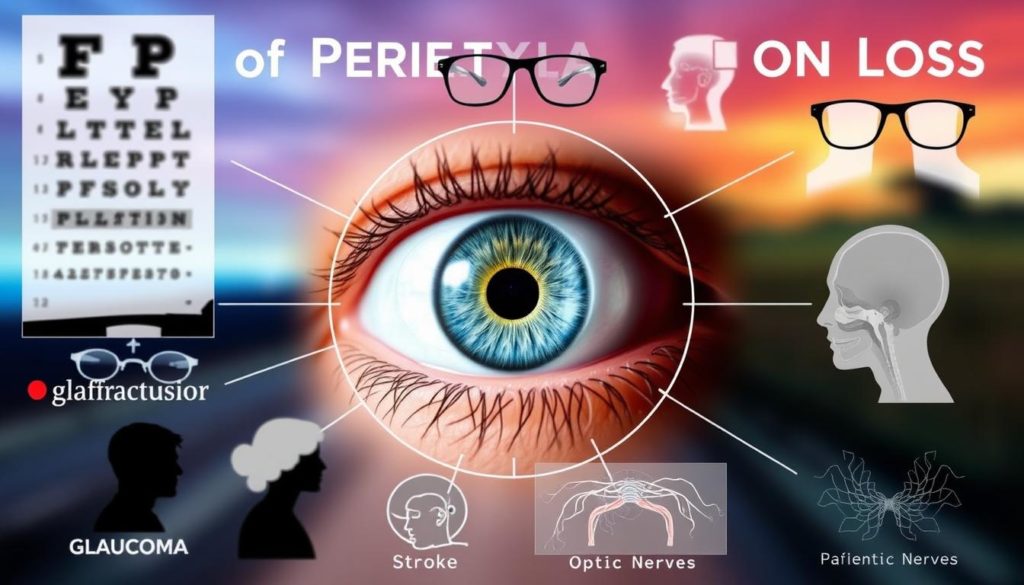 causes of peripheral vision loss