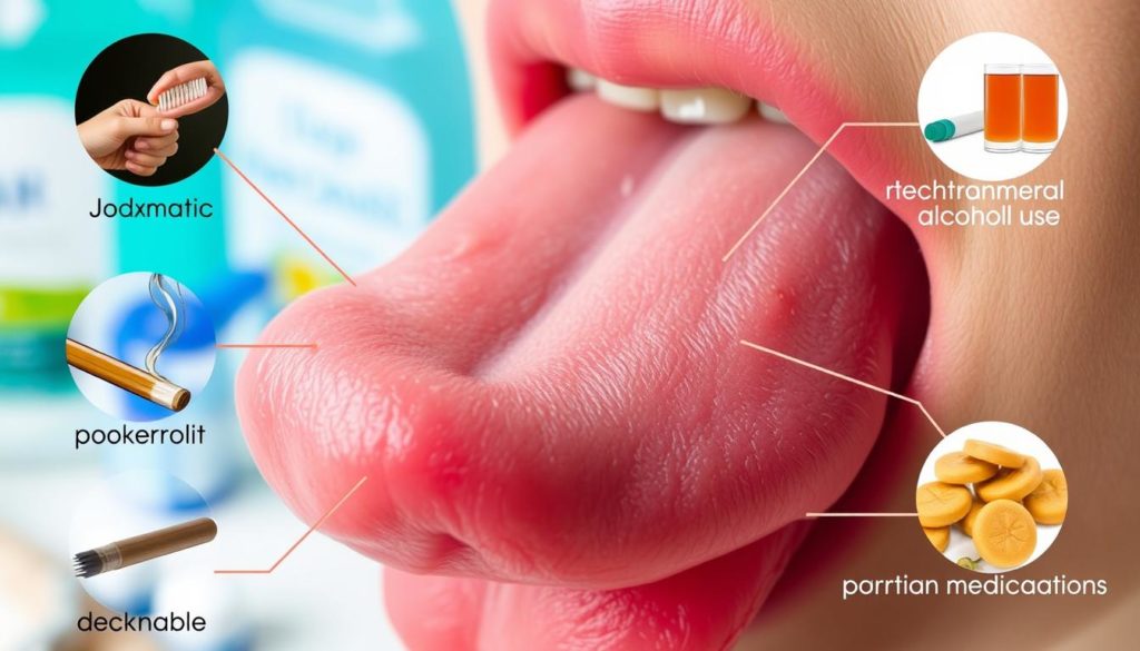 causes of tongue discoloration