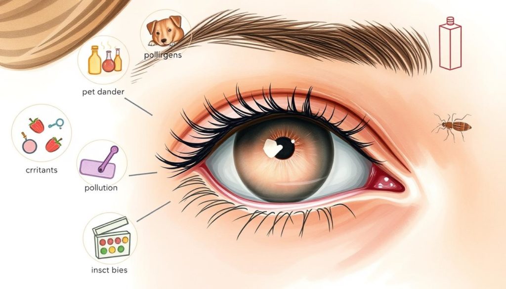 eyelid swelling factors