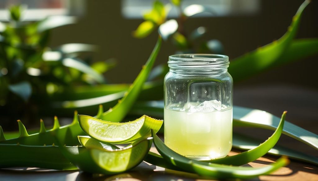 organic aloe vera gel