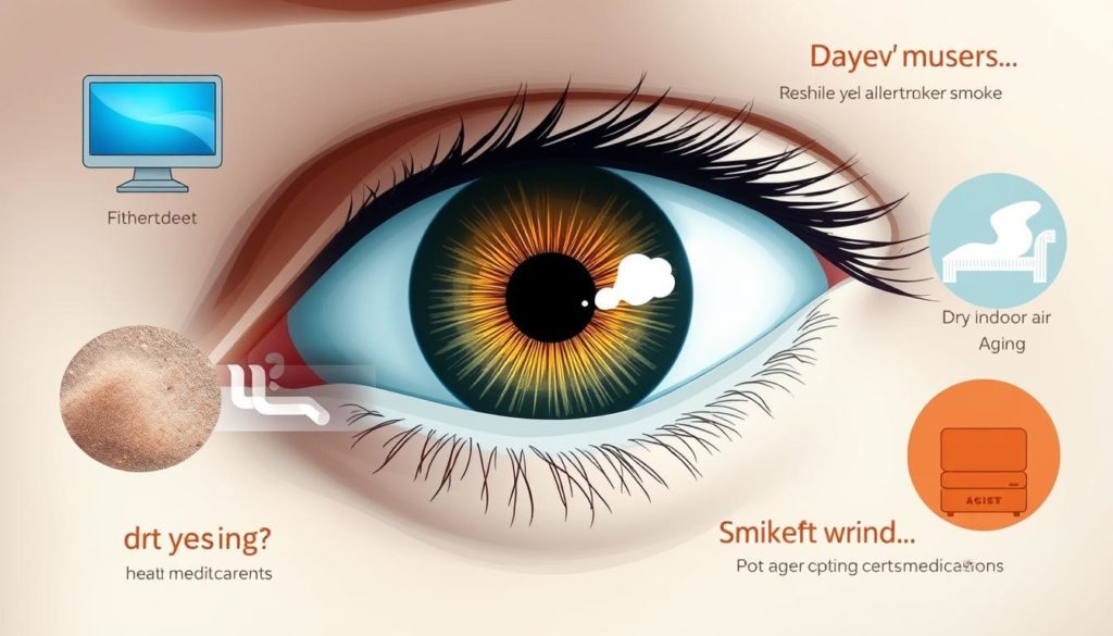 what causes dry eyes