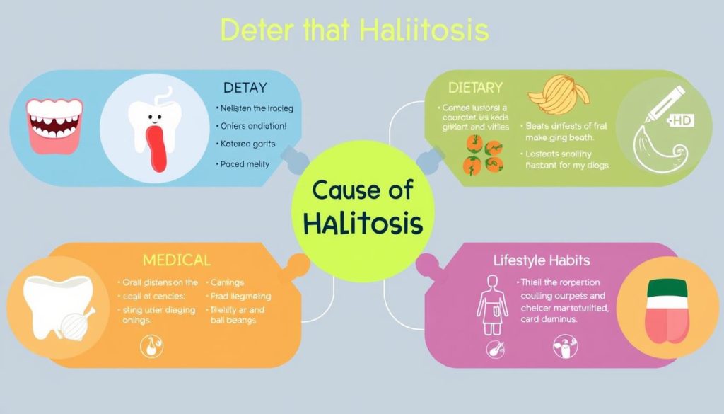 Causes of Halitosis Diagram