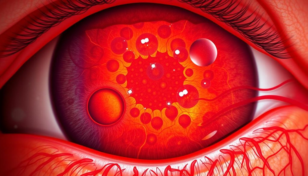 Detailed Retina Illustration in CME