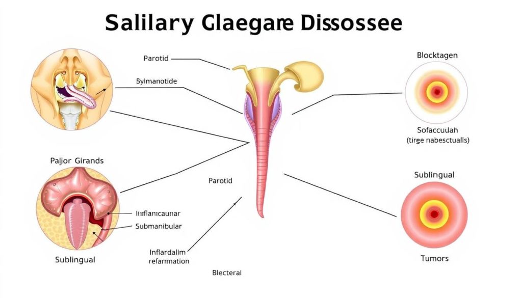 Diagram of Salivary Gland Disorders