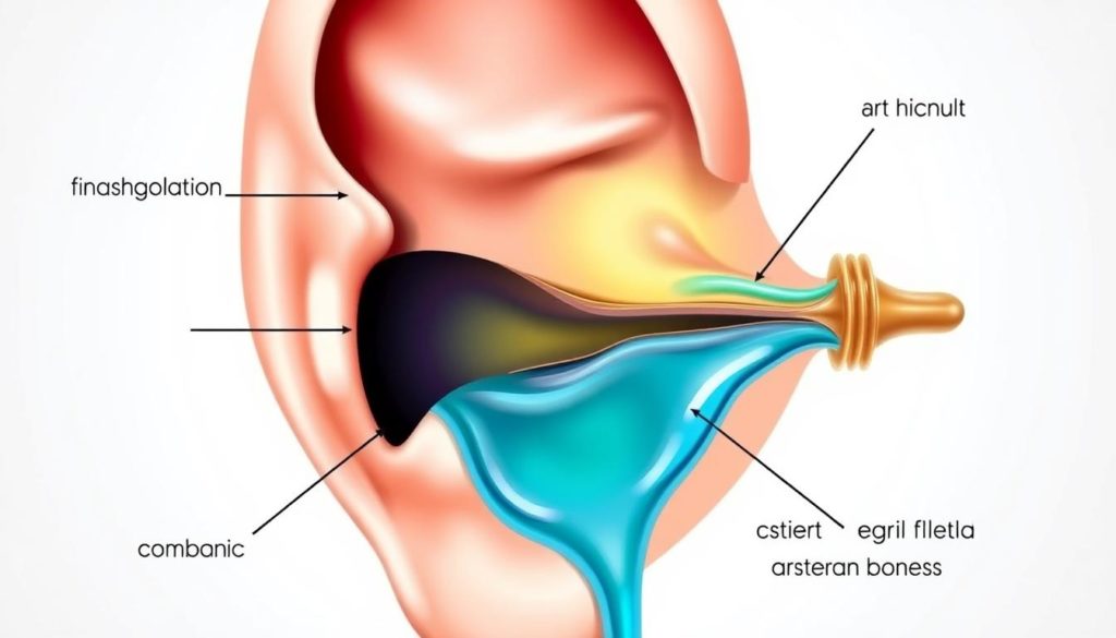 Fluid in ear diagram