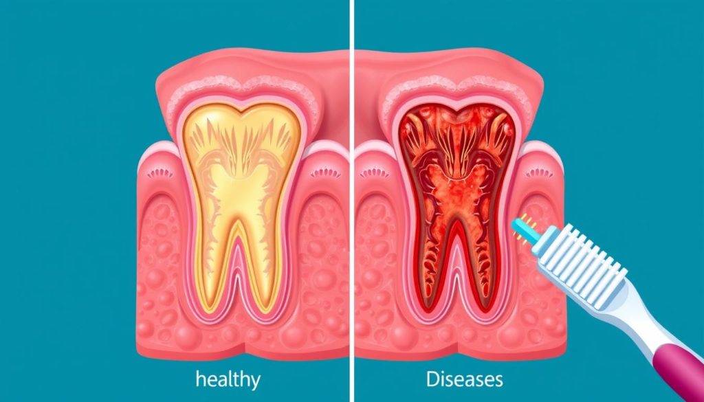 Periodontal Health Illustration