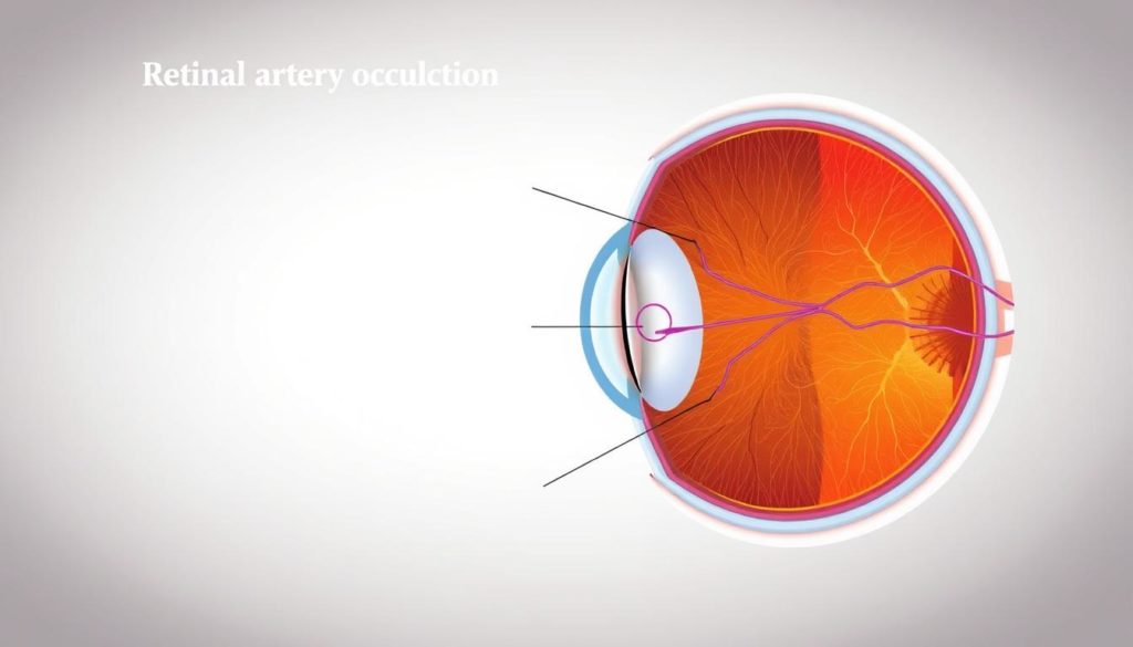 Retinal Artery Occlusion Diagram