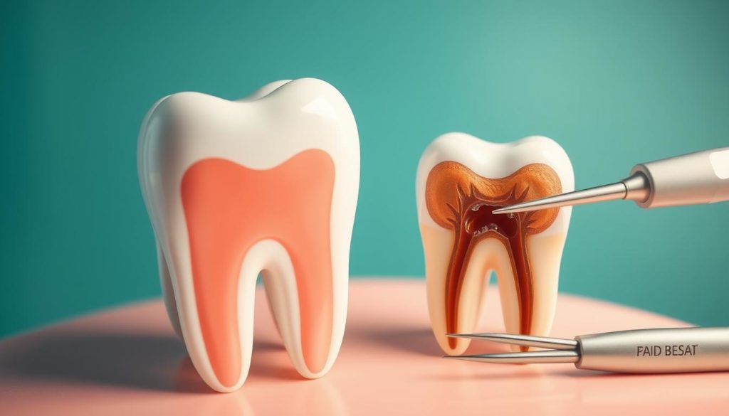 Toothache relief and endodontic treatment