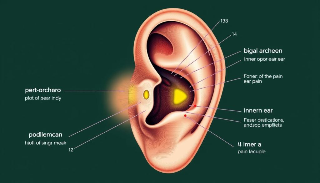 Visualization of Ear Anatomy and Pain Points