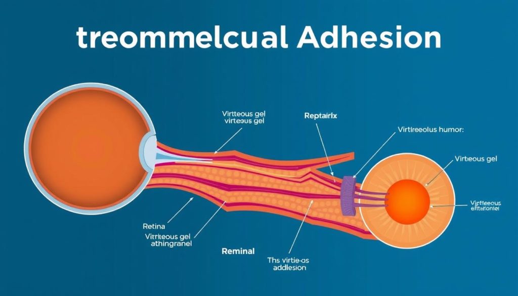 Vitreomacular Adhesion Diagram